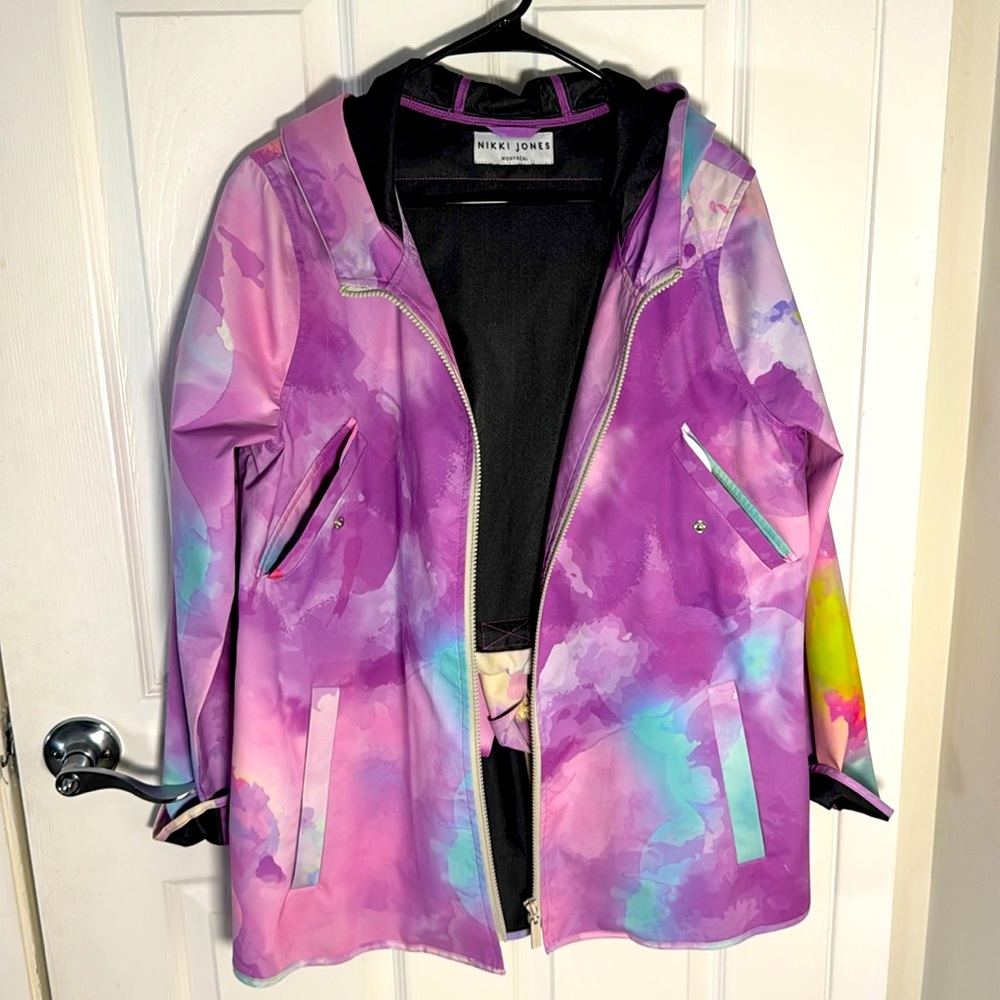 Purple bomber jacket